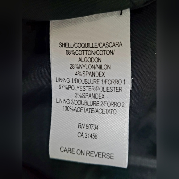 BCBGMaxazria Business/Office Dress Ruffle Neck Tie Waist Pleated Gray/Black 4/S - Picture 11 of 16